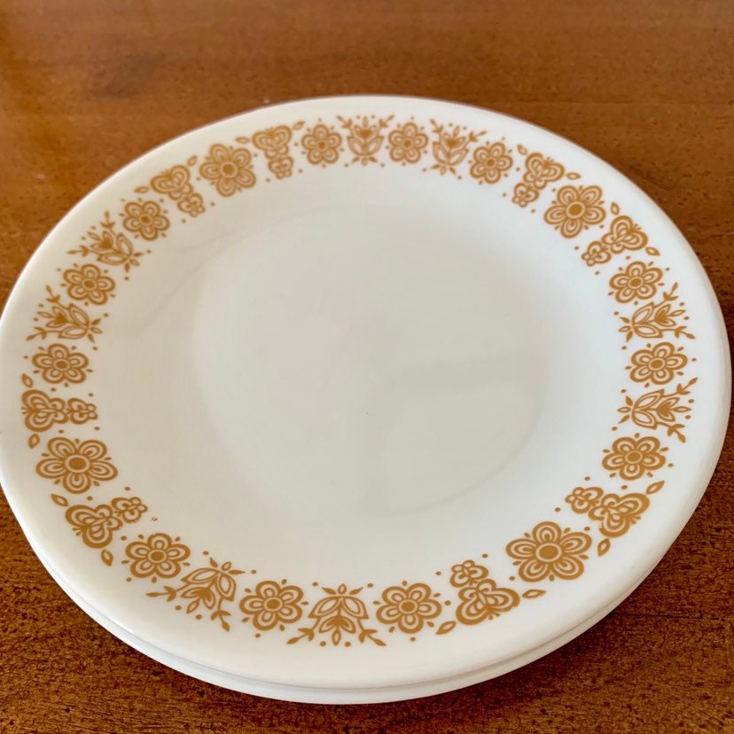 Set of 3 Corelle Butterfly Gold Cereal Bowls Free Shipping Vintage Dish Replacements Set of 3 Corelle Butterfly Gold Cereal Bowls Free Shipping Vintage Dish Replacements