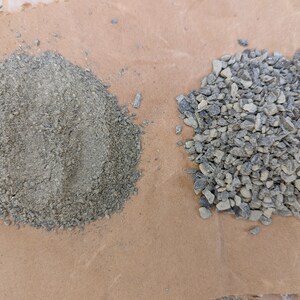 Decomposed Granite SLATE Flake (20lbs) + Decomposed Granite SLATE Fine (20lbs) Bundle (Buy One Get One)