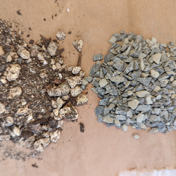 SLATE Flake Decomposed Granite (15lbs) + CACTUS-SUCCULENT Soil (15lbs) Bundle