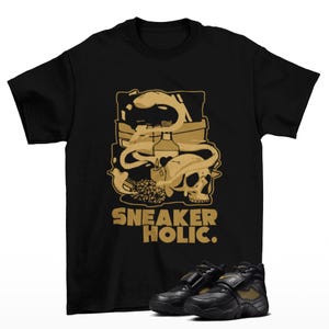 Sneaker Holic Shirt Black to Match Air Diamond Turf Signing Day