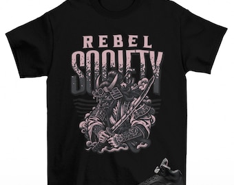 Ronin Sneaker Shirt Black to Match Jordan 5 Off Noir