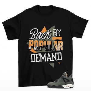 For the Culture Jordan 4 Undefeated Matching Sneaker Tee