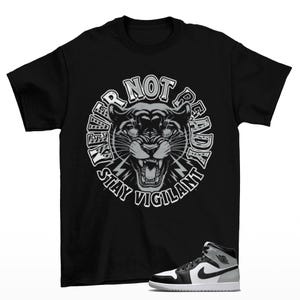 Stay Ready Sneaker Shirt Black to Match Jordan 1 Mid Barons