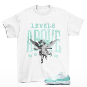 Levels Sneaker Shirt White to Match Jordan 11 Low Igloo