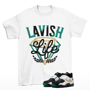 Lavish Sneaker Shirt White to Match Diamond Turf Emerald
