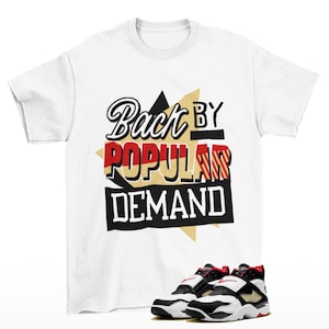 Throwback Sneaker Shirt White to Match Air Diamond Turf OG