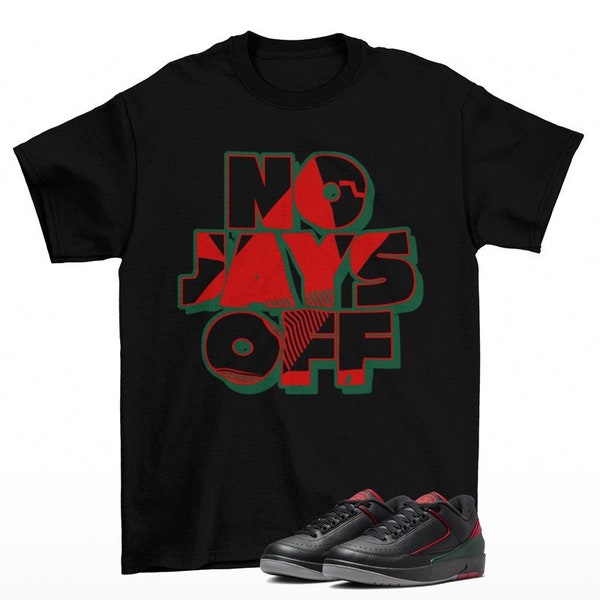 Jay All Day Sneaker Shirt to Match Jordan 2 Low Christmas