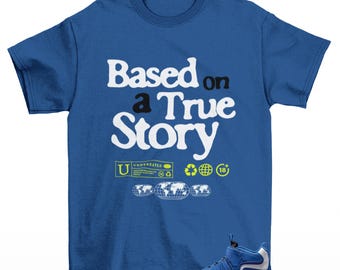 All Cap Sneaker Shirt Blue to Match Griffey Max 1 Volt Royal