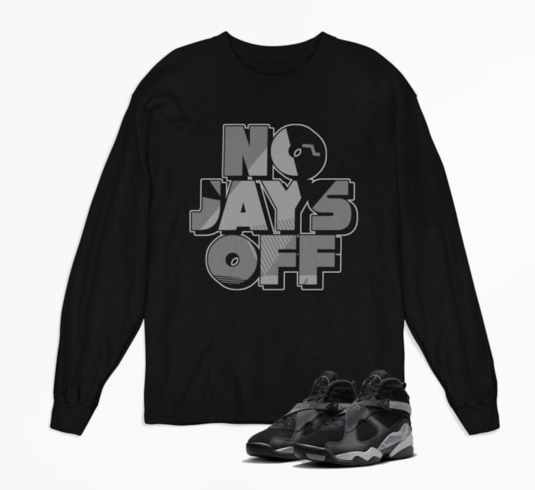 Jay All Day Jay All Day Long Sleeve Tee Shirt to Match Jordan 8 Winterized - Etsy