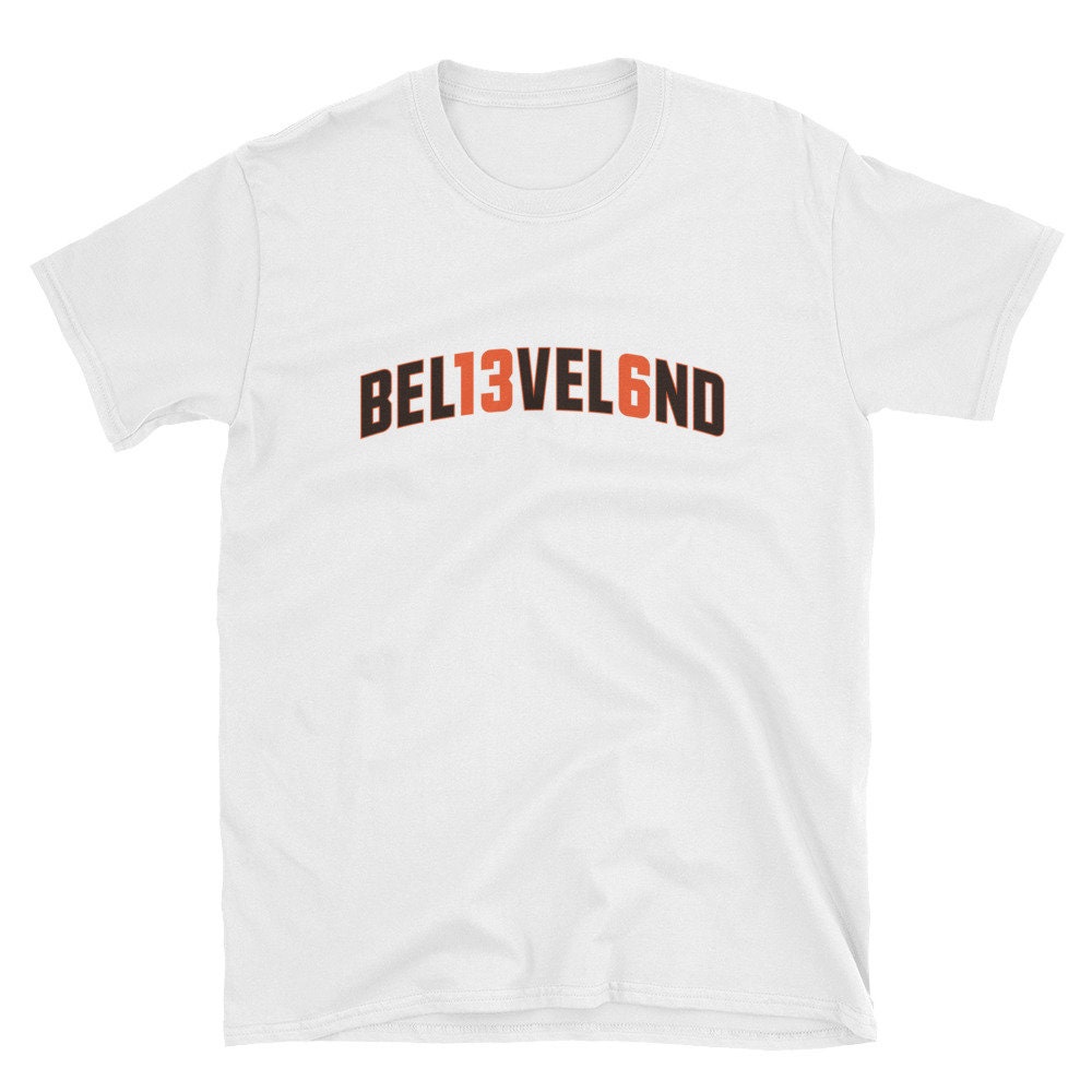 theLandTshirts We Dangerous Baker Mayfield Obj Jarvis Landry Silhouette Cleveland Football Fan T Shirt Classic / Orange / X-Large