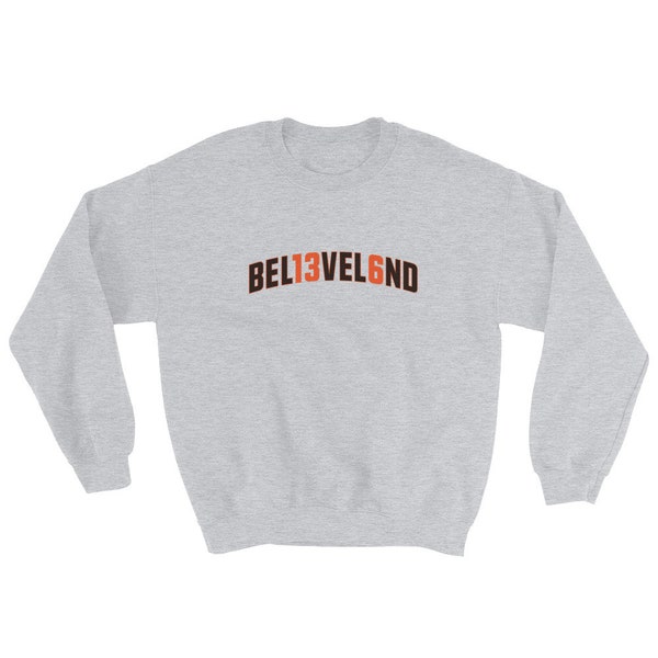 Cleveland Browns Football Crew, OBJ, Baker Mayfield Unisex Sweatshirt