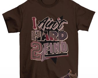 Rare Find Sneaker Shirt Brown to Match Jordan 4 AMA Dark Mocha