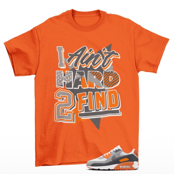 Rare Find Sneaker Shirt Orange to Match Air Max 90 Safety