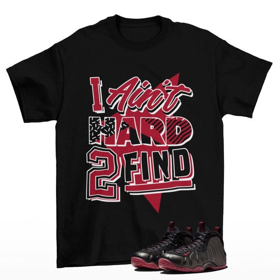 Rare Find Sneaker Shirt Black to Match Foamposite Cough Drop
