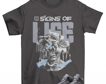 Lifeline Sneaker Shirt Grey to Match Jordan 5 Wolf Grey