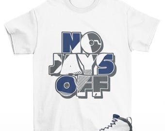 Jay All Day Sneaker Shirt White to Match Jordan 9 Retro Flint