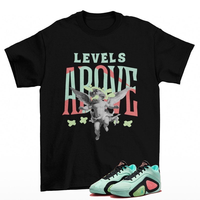 Levels Sneaker Shirt Black to Match Jordan Tatum 2 Vortex - Etsy