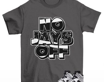 Jay All Day Sneaker Shirt Grey to Match Jordan 6 Retro Oreo