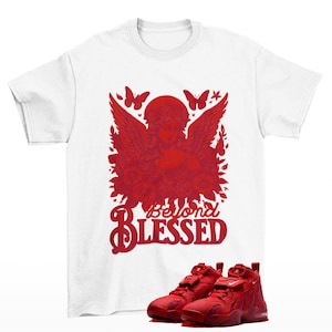 Camiseta Blessed Sneaker Branca para Combinar com Air DT Max '96 Love Letter To Connie