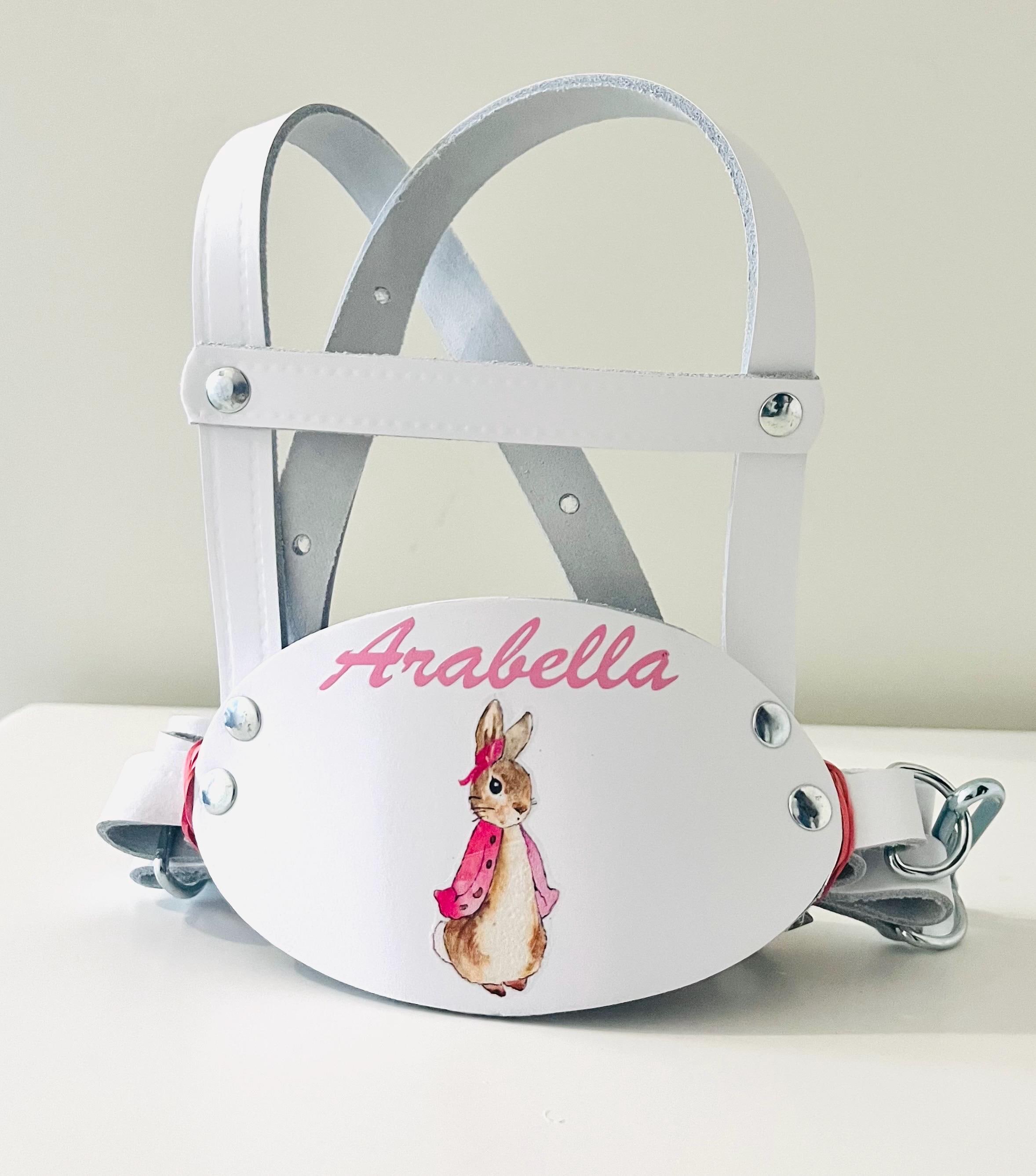 Silver Cross Personalised Leather Baby Reins Personalised Baby Reins