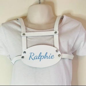 Childrens personalised Traditional Genuine Leather Safety Harness Walking Reins baby toddler safety new baby gifts baby shower accessories