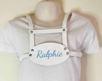 Childrens personalised Traditional Genuine Leather Safety Harness Walking Reins baby toddler safety new baby gifts baby shower accessories