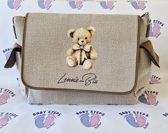 Personalised changing bag, custom changing bag, hospital bag, custom nappy bag, duffle, mum to be gift, overnight bag, baby shower gift