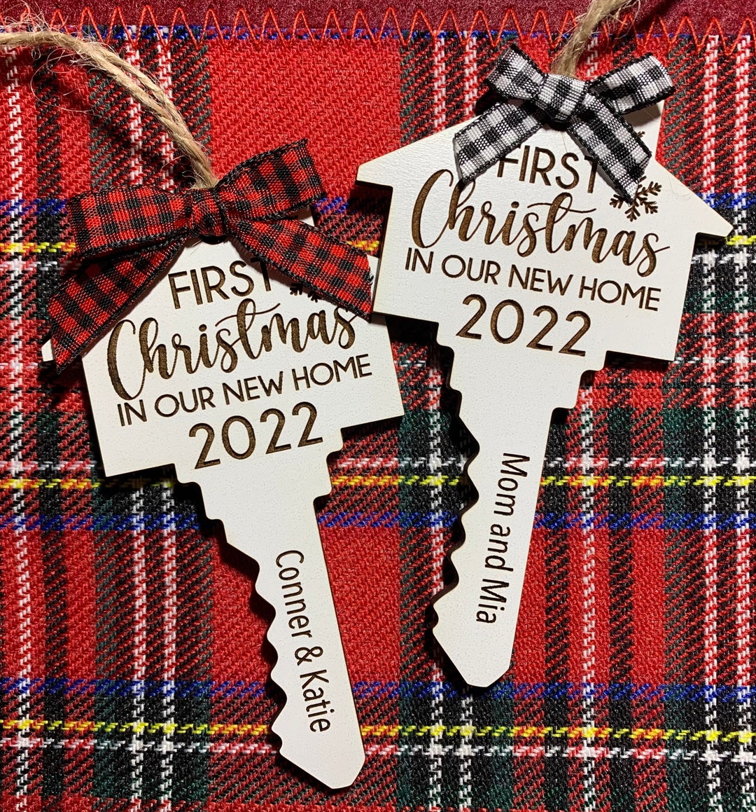 Custom First Home Ornament Christmas New Home Housewarming Gift Real ...