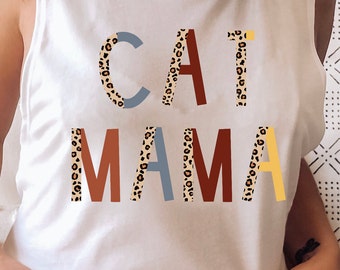 Cat Mom t-shirt - Mom tee - Mother's Day gift - Cat Lover - Mom Christmas Gift - Mom gift