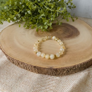 Citrien armband | Citrien kralen | Stretcharmband | Natuurlijke citrienkristallen | Helend kristal | Edelsteen | Spirituele bescherming
