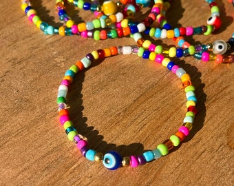 Glück Evil Eye Armband | Glück Armband | Spiritueller Schutz | Böser Augenschutz