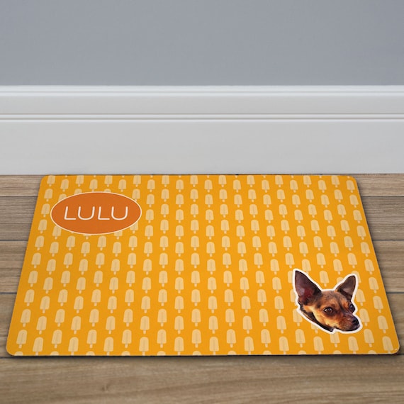 personalized pet mat