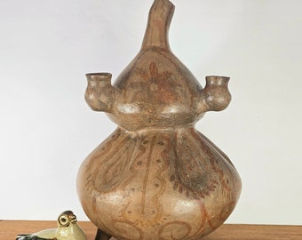 Heron Martinez Mendoza, Mexican Folk Art, Duck Candelabra