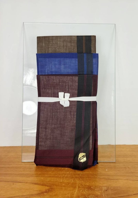 Mens Rein Maco Handkerchief Set (3 pcs) Finely Wov