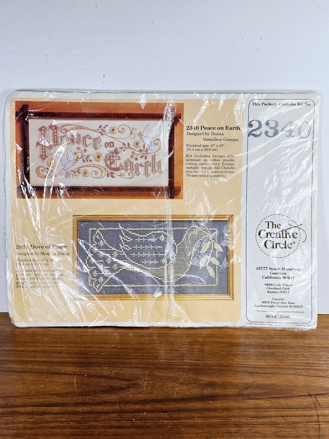 Creative Circle Embroidery Kits Crewel Kit Needlepoint Etsy