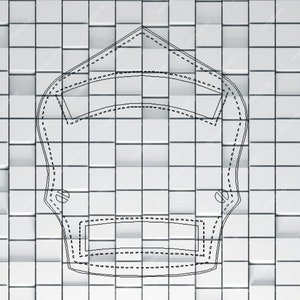 Fire Dept Helmet Shield (.svg)