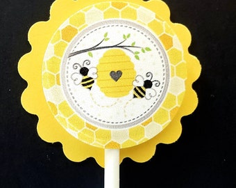 Little Bee Cupcake Toppers Set of 24