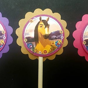 Horses Spirit Cupcake Toppers Set of 24