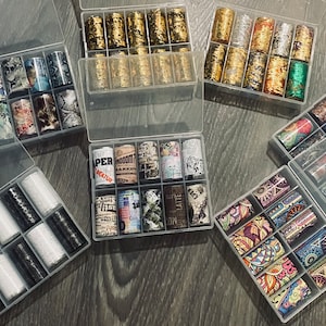 CLEARANCE SALE! Nail foil transfers - choose your style / design