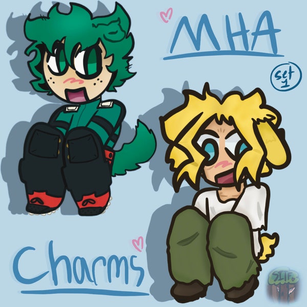 MHA / BNHA Chibi Sit Charms