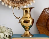 Vintage Brass Miniature Pitcher Brass Accents