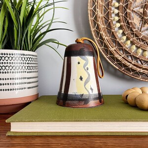 Vintage 1970s Pacific Stoneware Small Pottery Bell