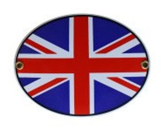 Großbritannien Emaille Schild Oval Nr. 1743