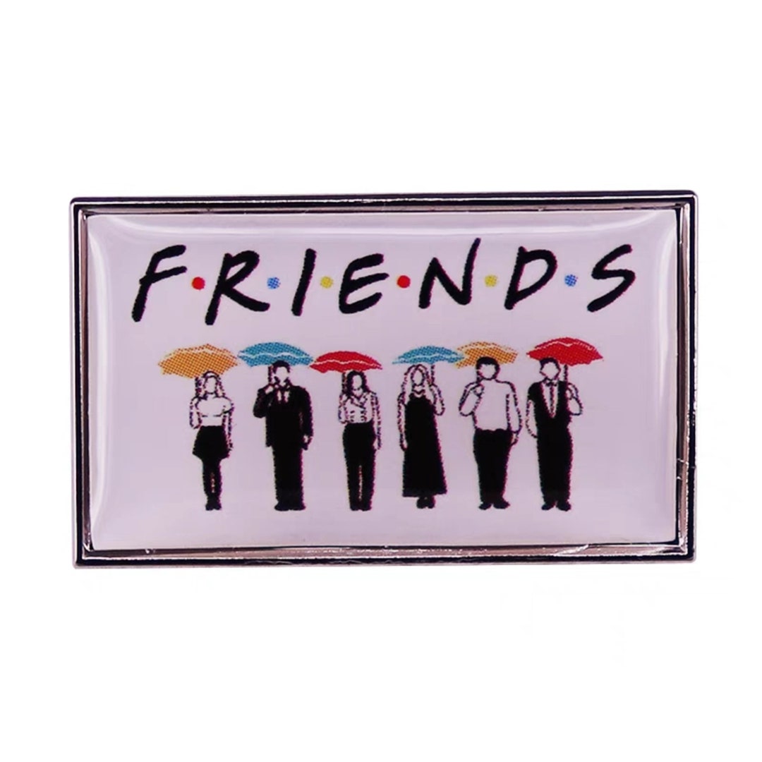 Friends Pin Friends Tv Show Badge Craft Supplies Gift for a Etsy