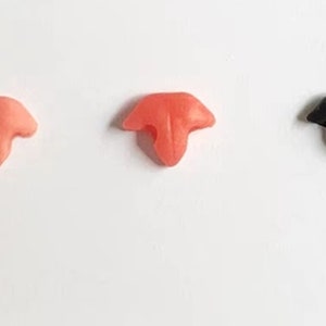 Black red pink cat nose felted toys doll noses diy felting animals safety nose for toys kitten nose different breeds amigurumi stuffed toy