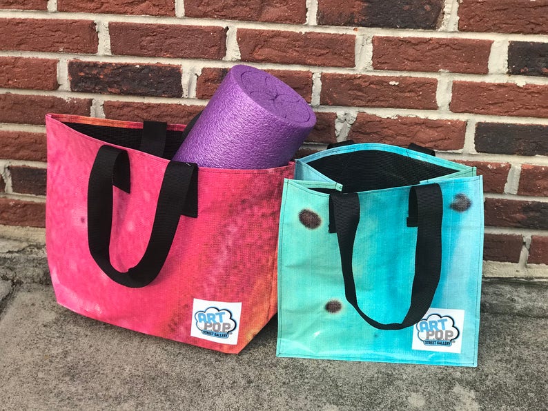 Recycled Billboard Tote Bags Etsy