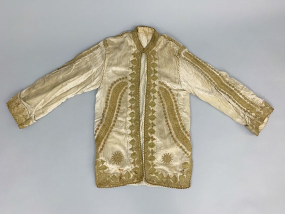 Antique 19th C. Ottoman Empire silk velvet jacket… - image 9