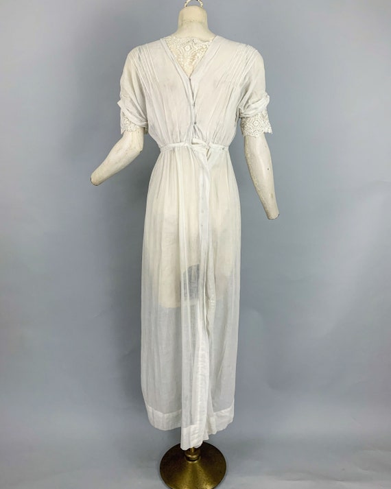 Antique Edwardian tea gown | Early 1900s 1910s Ed… - image 7