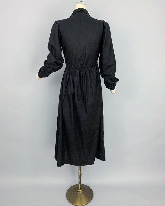 Antique Edwardian maids dress | 1900s 1910s black… - image 8