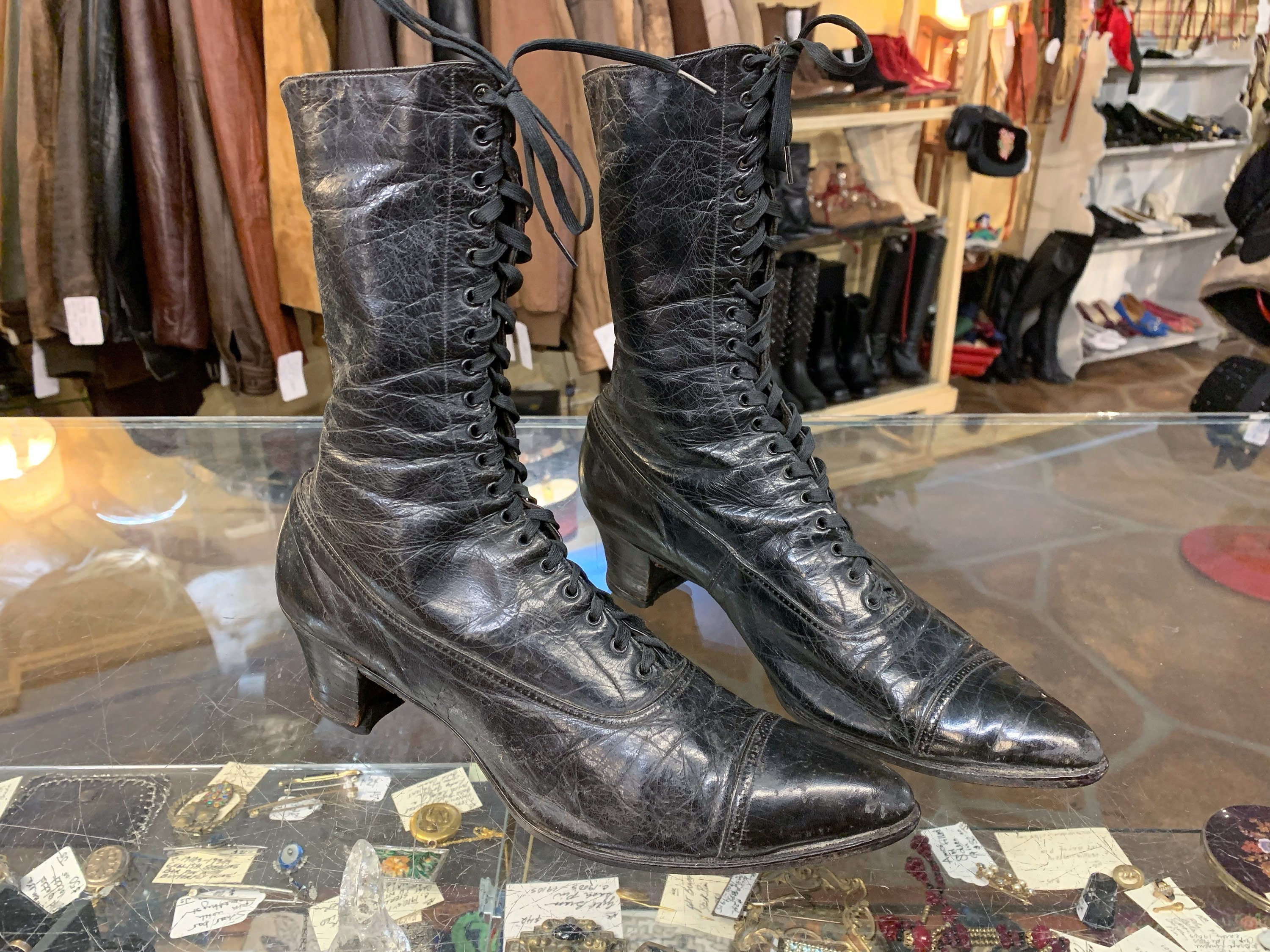 Victorian lace hotsell up booties
